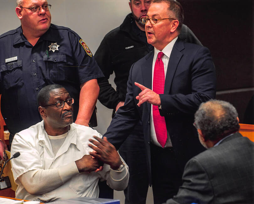 Andy Hale in the court room